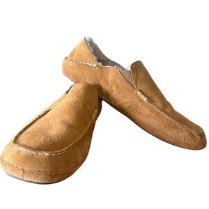 OluKai Men's Moloā Premium Suede Slipper Lined NWOB Sz. 12 Retails $140